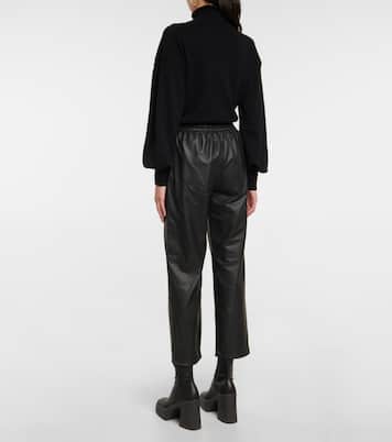 Leather pants | Yves Salomon
