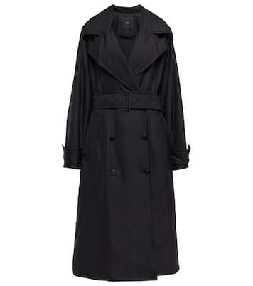 Claremont silk-blend midi coat | Joseph