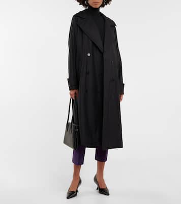 Claremont silk-blend midi coat | Joseph