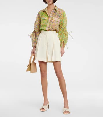 Bedrucktes Oversize-Hemd | Alémais