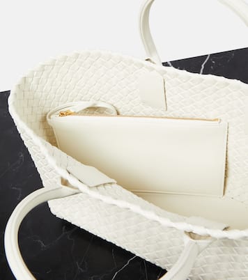 Cabat Small leather tote bag | Bottega Veneta
