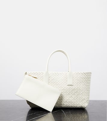 Cabat Small leather tote bag | Bottega Veneta