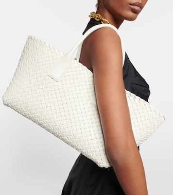 Cabat Small leather tote bag | Bottega Veneta