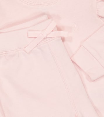 Baby cotton sweater and sweatpant set | Polo Ralph Lauren Kids