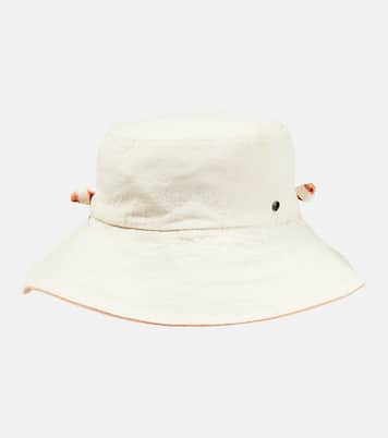 Sombrero Charlotte de algodón reversible | Maison Michel