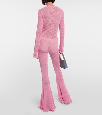 Crochet flared pants | Blumarine