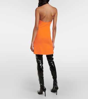 Vestido corto con cuello halter | Courrèges