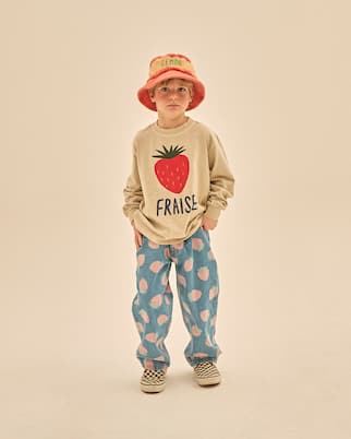 Bedrucktes T-Shirt Fraise aus Baumwolle | Jellymallow