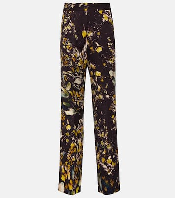 Pantaloni regular a vita alta con ricamo | Dries Van Noten