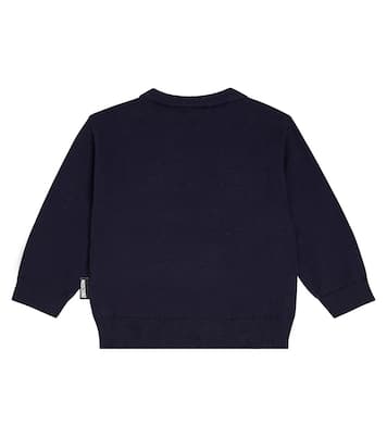 Baby - Pullover Teddy Bear a intarsio | Moschino Kids