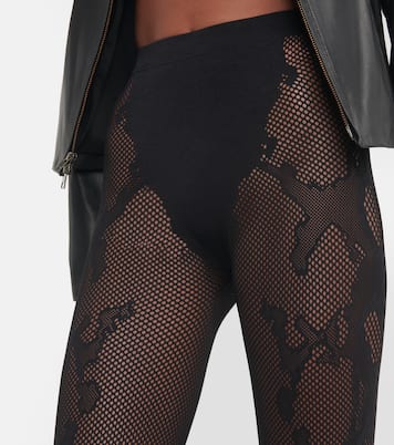 Cobra fishnet leggings | Dion Lee