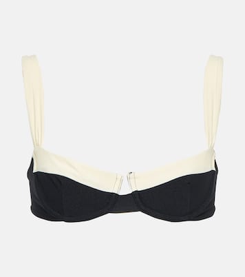 Faux-suede bikini top  | Same