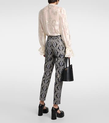 High-Rise-Hose aus Jacquard | Etro