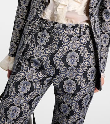 High-Rise-Hose aus Jacquard | Etro