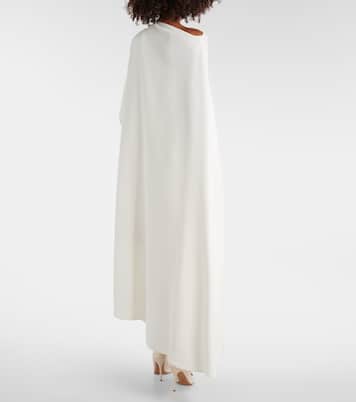 Robe midi asymétrique en soie | Valentino