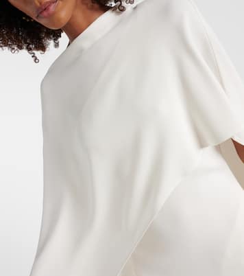 Robe midi asymétrique en soie | Valentino