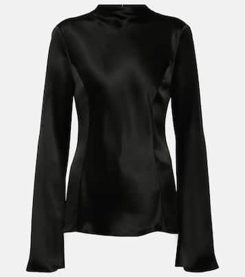 Bluse Delwyn aus Seidensatin | Gabriela Hearst