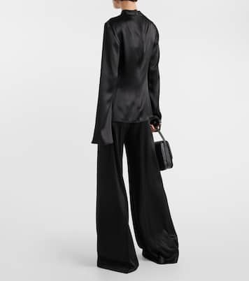 Bluse Delwyn aus Seidensatin | Gabriela Hearst