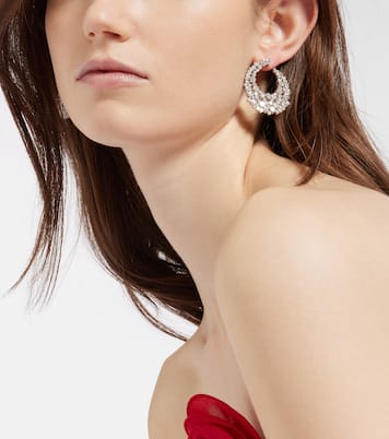 Boucles d'oreilles en or blanc 18 ct et diamants | Suzanne Kalan