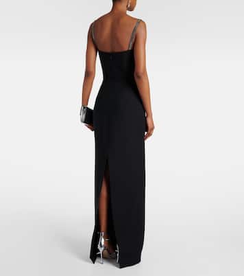 Verzierte Robe aus Wolle und Seide | Roland Mouret