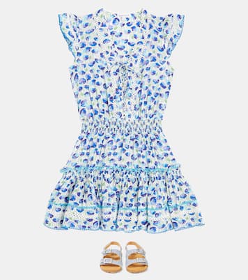Robe Anais imprimée en coton | Poupette St Barth Kids