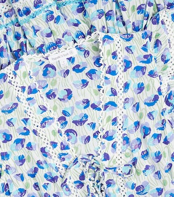 Robe Anais imprimée en coton | Poupette St Barth Kids