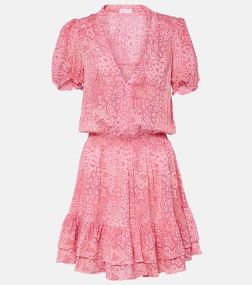 Bibi printed tiered minidress | Poupette St Barth