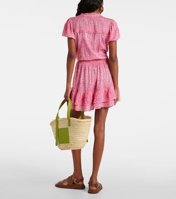 Bibi printed tiered minidress | Poupette St Barth