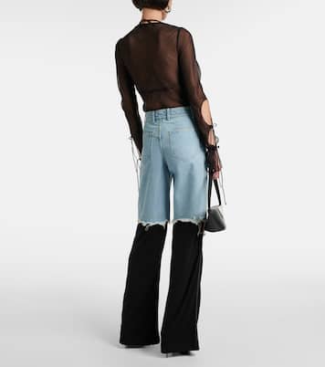 Jeans anchos deconstruidos | Christopher Esber