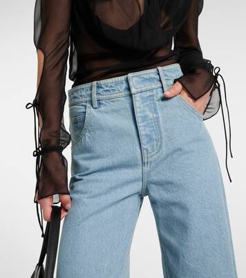Jeans anchos deconstruidos | Christopher Esber