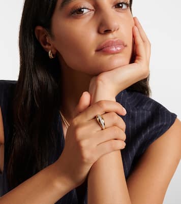 Bague Pistachio en or 10 ct et diamants | Stone and Strand