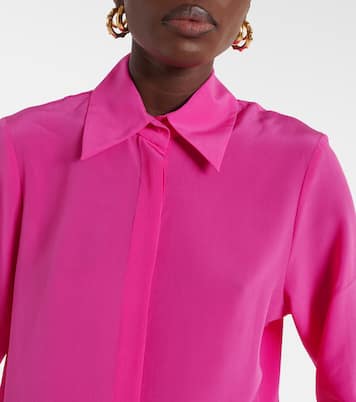 Bluse Keltie aus Crêpe de Chine aus Seide | Costarellos