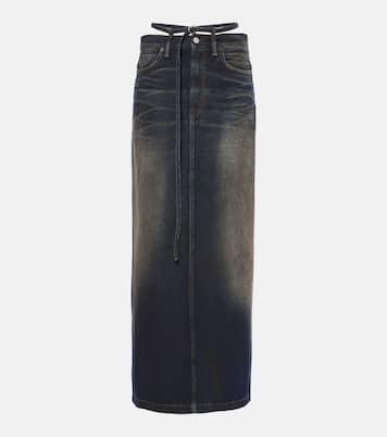 Jupe longue Talia en jean | Acne Studios