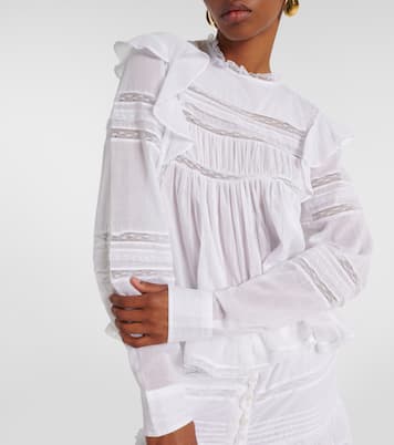 Blusa Ganael de gasa de algodón | Marant Etoile