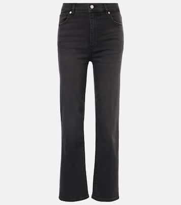Jean droit Le Sleek à taille haute | Frame