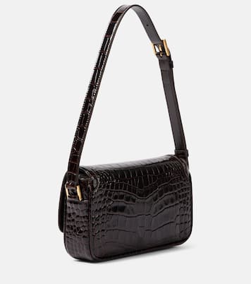 Sac Wallis E/W Small en cuir verni | Tom Ford
