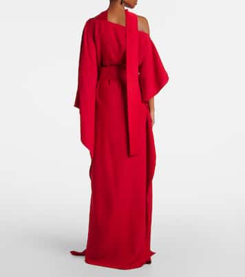 Maxikleid Taylor aus Crêpe-Cady | Taller Marmo