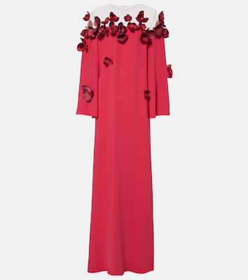 Robe Orchid aus Georgette | Oscar de la Renta