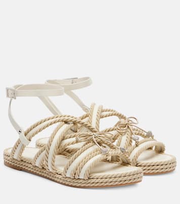 Embellished woven sandals | Mach & Mach