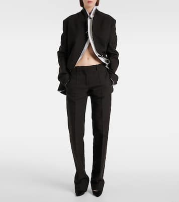 Blazer Lysandre in misto lana e cotone | The Row
