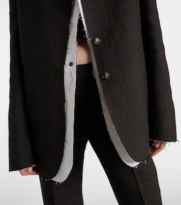 Blazer Lysandre in misto lana e cotone | The Row