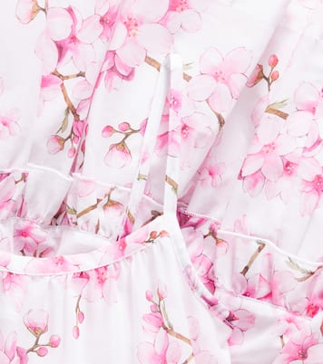 Abito in cotone con stampa floreale | Monnalisa