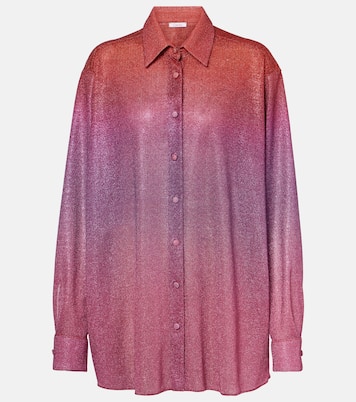 Camicia Lumière in lamé | Oséree