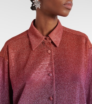 Camicia Lumière in lamé | Oséree