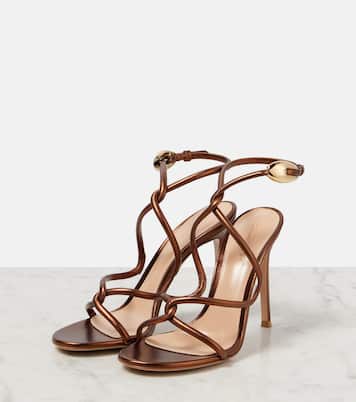 105 leather sandals  | Gianvito Rossi
