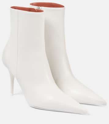 Ankle Boots Barbara 90 aus Leder | Amina Muaddi