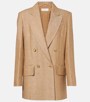 Blazer doppiopetto in lino | Max Mara