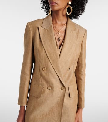 Blazer doppiopetto in lino | Max Mara