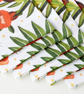 Large set of 6 floral napkins | La DoubleJ