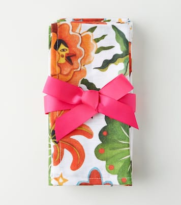 Large set of 6 floral napkins | La DoubleJ